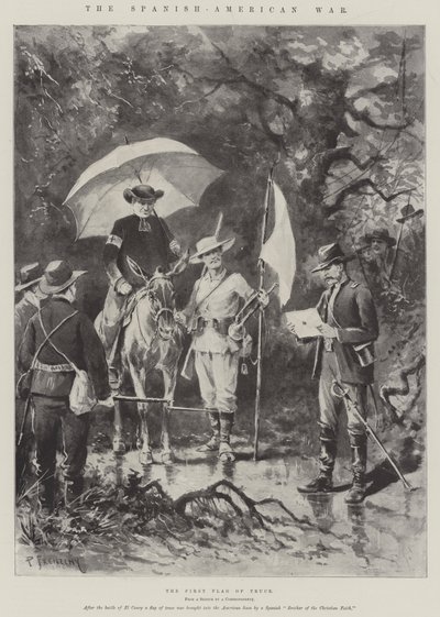 The Spanish-American War, the First Flag of Truce by Paul Frenzeny